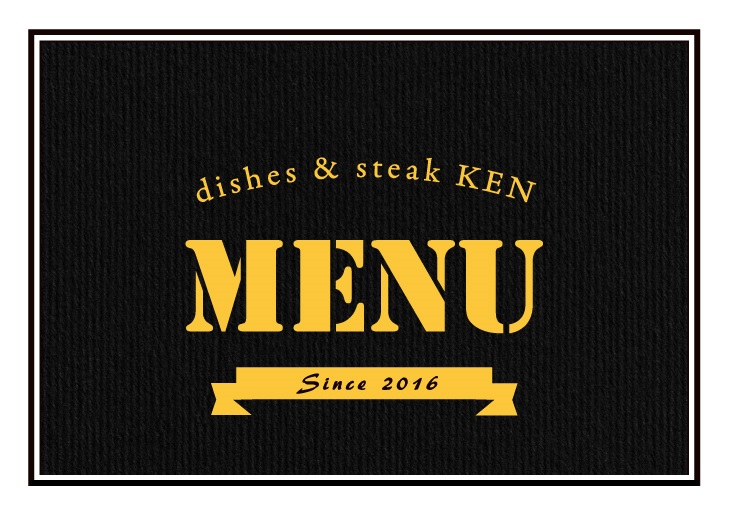 メニュー表紙
